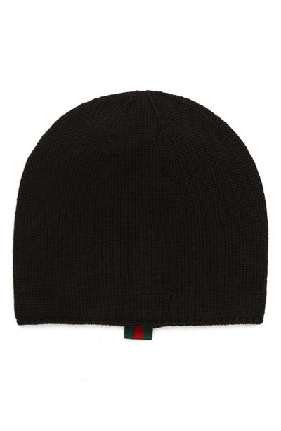 GUCCI: knit hat - White  Gucci girls' hats 7389463K111 online at