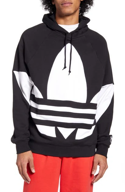 adidas originals big trefoil pullover hoodie