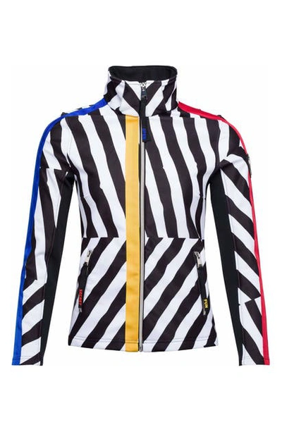 Shop Rossignol Wari Slim Fit Waterproof Midlayer Jacket In 9at - Optical Oblics