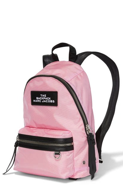 Shop The Marc Jacobs The Medium Backpack In Powder Pink