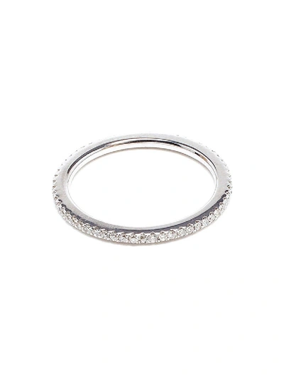 Shop Rosa De La Cruz 18kt White Gold Eternity Ring
