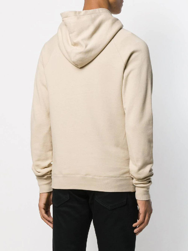 white saint laurent hoodie