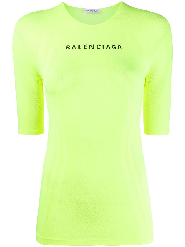 yellow athletic top