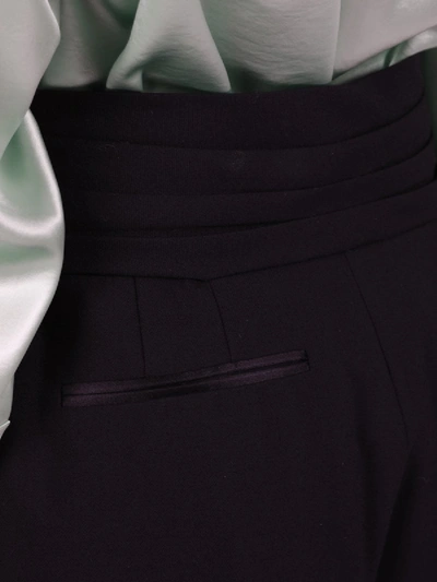 Shop Alexander Wang Tie Waist Tuxedo Pant In Black