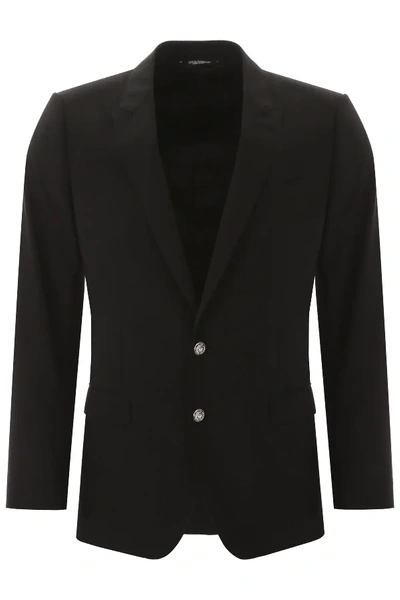Shop Dolce & Gabbana Martini Jacket In Black