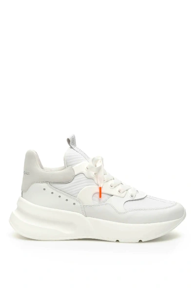 Shop Alexander Mcqueen Runner Oversize Sneakers In White