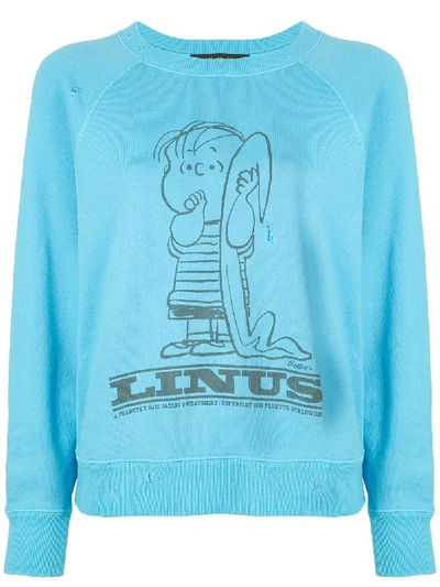 Shop Marc Jacobs X Peanuts The Men's Sweatshirt In Blue