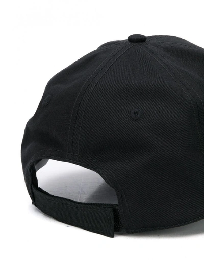 Shop Mcq By Alexander Mcqueen Logo Baseball Cap In Black