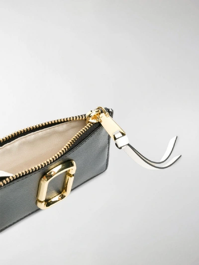 Shop Marc Jacobs Snapshot Zip Wallet In Black
