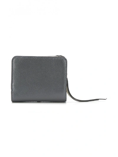 Shop Marc Jacobs Mini Snapshot Leather Wallet In Black