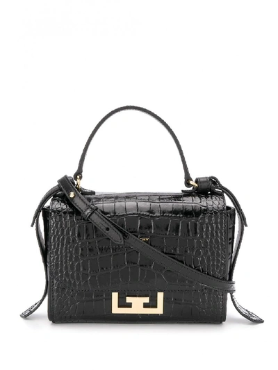 Shop Givenchy Eden Mini Leather Bag In Black