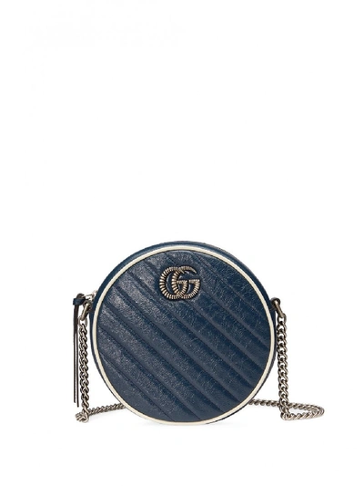 Shop Gucci Gg Marmont Mini Leather Shoulder Bag