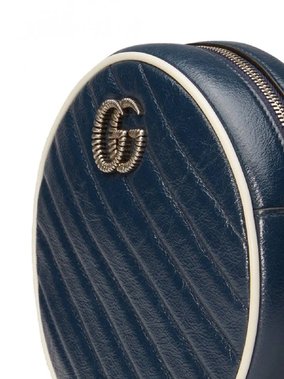 Shop Gucci Gg Marmont Mini Leather Shoulder Bag