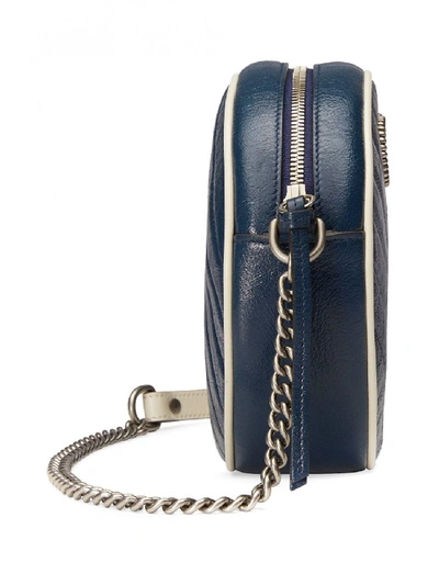 Shop Gucci Gg Marmont Mini Leather Shoulder Bag