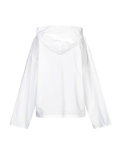 Shop Mm6 Maison Margiela Sweatshirts In White