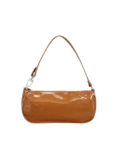 Shoulder bags By Far - Rachel patent leather shoulder bag - 18FWRCLVBLPMEDBL