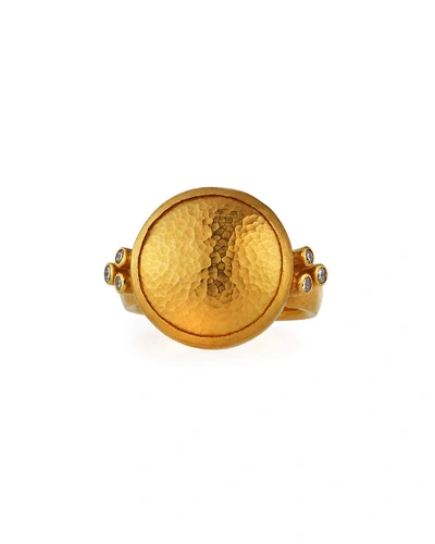 Shop Gurhan 24k Amulet Ring W/ Diamond Trios