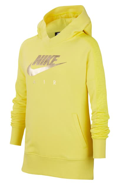 dynamic yellow hoodie
