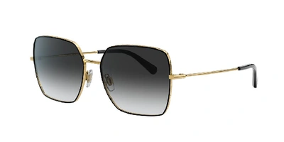 Dolce & Gabbana Dg2242 13348g In Light Grey Gradient Black