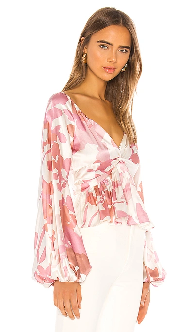 CAROLINE CONSTAS ONIRA 衬衫 – 粉红胭脂系列