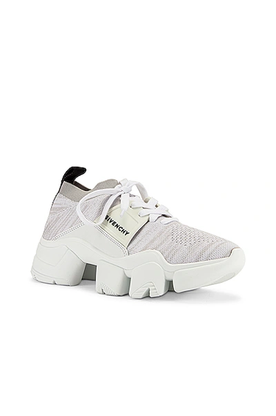 Shop Givenchy Jaw Low Sock Sneakers In White