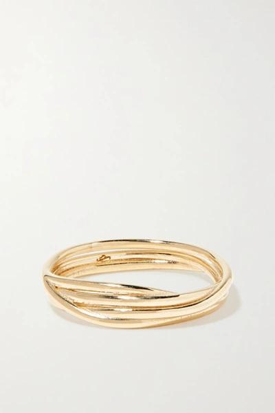 Shop Sarah & Sebastian Bound 10-karat Recycled Gold Ring