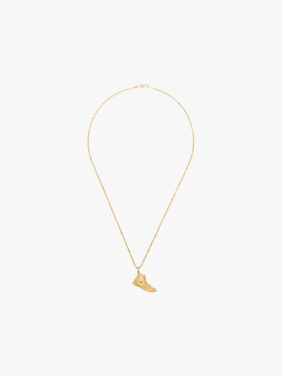 Shop Hatton Labs X Chinatown Market Gold-plated Sneaker Necklace
