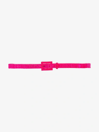Shop Black & Brown Pink Lorna Beaded Belt