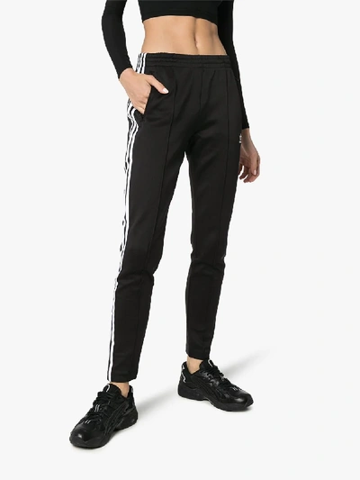 Shop Adidas Originals Adidas 3-stripe Slim Fit Sweatpants In Black