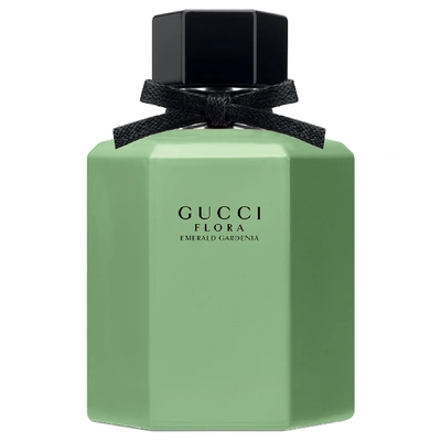 Shop Gucci Flora Emerald Gardenia Eau De Toilette 1.7 oz/ 50 ml Eau De Toilette Spray In Green