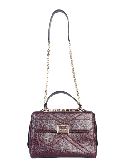 Shop Givenchy Medium Id Bag In Bordeaux