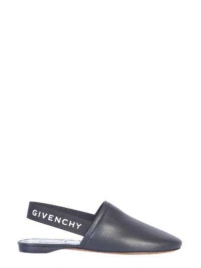 Shop Givenchy Sling Back Rivington Sabot In Black