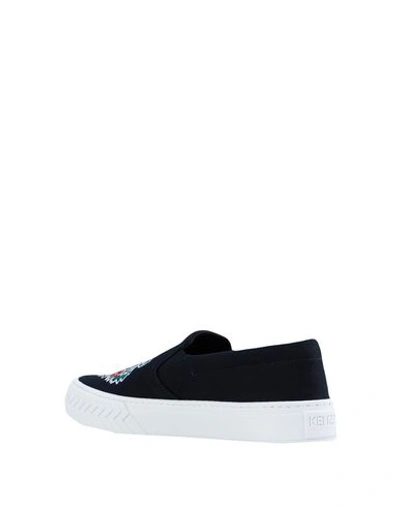 Shop Kenzo Sneakers In Dark Blue