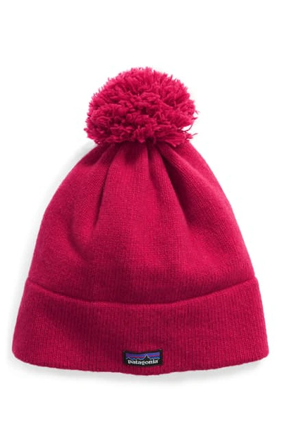 Shop Patagonia Vintage Town Beanie In Cftp Craft Pink