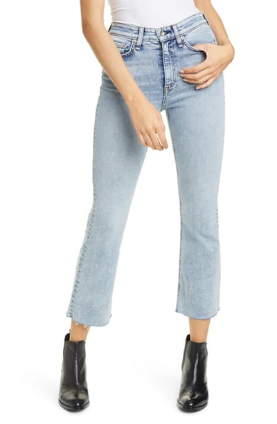 Shop Rag & Bone Nina High Waist Ankle Flare Jeans In Dakota