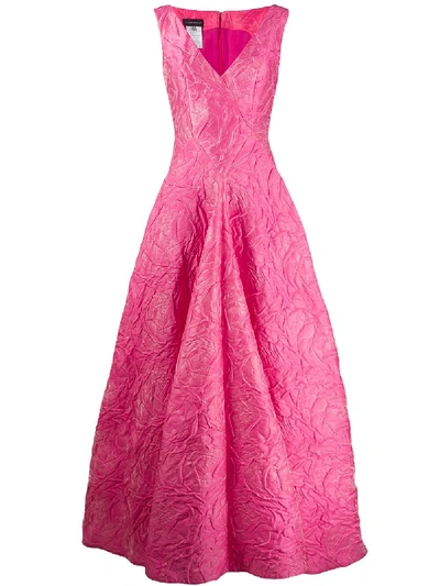 Shop Talbot Runhof Tottori Gown In Pink