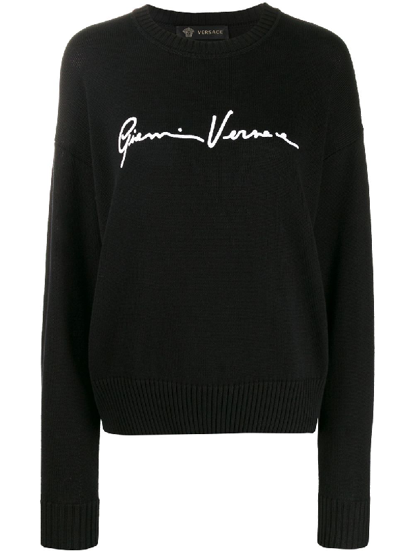 versace jumper grey