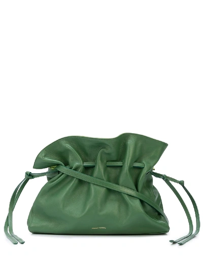 Shop Mansur Gavriel Mini Protea Bag In Green