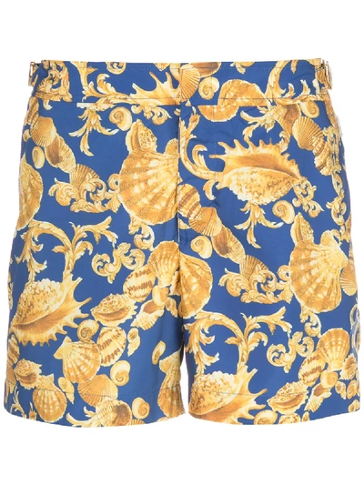 Shop Orlebar Brown Setter X Admiral Swim Shorts In Blue