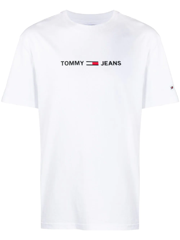 white tommy jeans tshirt