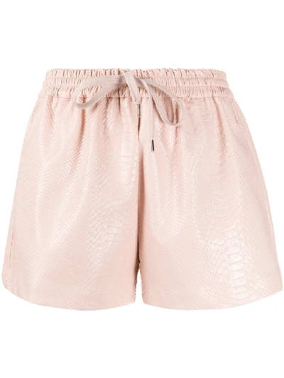 Shop N°21 Textured Short Shorts In Pink