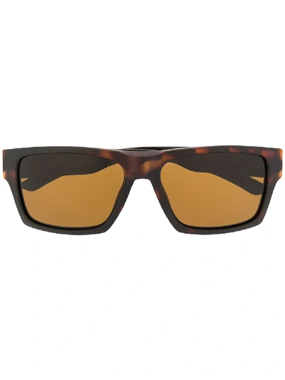 Shop Smith Outlier2 Square Frame Sunglasses In Brown