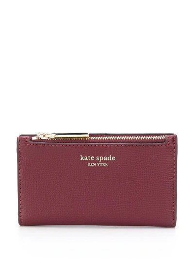 Shop Kate Spade Small Sylvia Bifold Wallet In Red