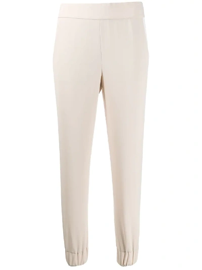 Shop Alice And Olivia High-waisted Trousers In Neutrals