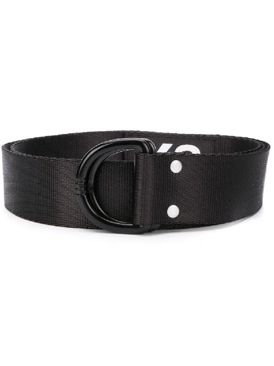 Shop Y-3 D-ring Buckle Belt In Black
