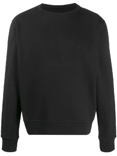 Shop Maison Margiela Crew Neck Sweatshirt In Black