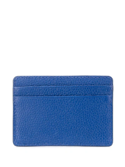 Shop Michael Michael Kors Slim Cardholder In Blue