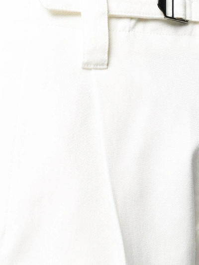 Shop Dolce & Gabbana Pleated Detail Shorts In White