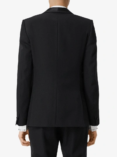 Shop Burberry English Fit Tailored Jacket In Black