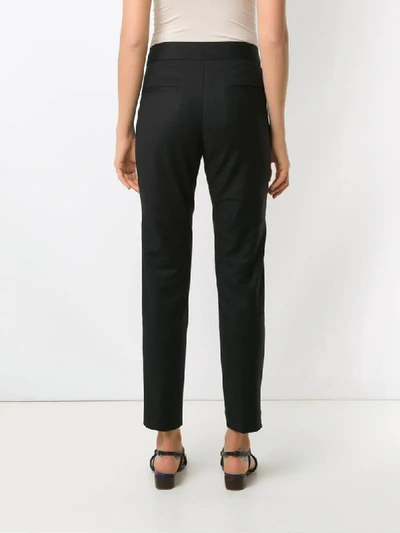 Shop Andrea Marques Pockets Straight Trousers In Black
